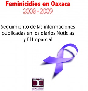 Portada Feminicidio Oaxaca Prensa